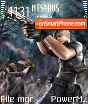 Скриншот темы Resident Evil 07