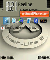 Half Life 04 theme screenshot
