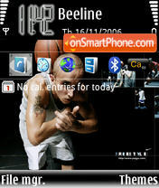 Nike Basketball E61 tema screenshot