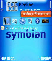 Symbian 10 es el tema de pantalla