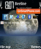 Moon 01 tema screenshot