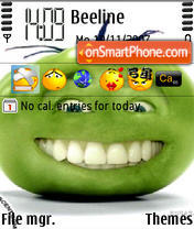 Green Tomato tema screenshot