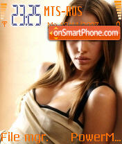 Jessica Alba tema screenshot