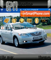 Скриншот темы Toyota Camry