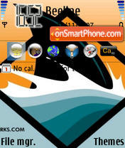 SJ Sharks tema screenshot