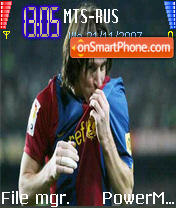 Messi theme screenshot