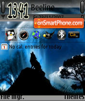 Night2 theme screenshot