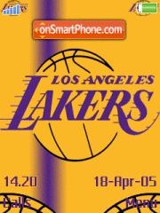 La Lakers Nba Champs tema screenshot