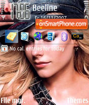 Avril Lavigne 04 Theme-Screenshot