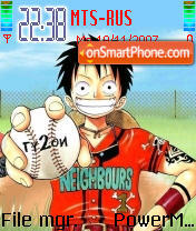 One Piece Luffy 01 tema screenshot