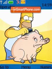 Скриншот темы Simpsons Movie 02