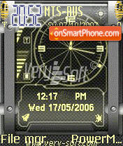 Clock Animated tema screenshot