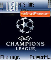 Скриншот темы Champions League