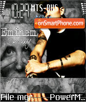 Eminem theme screenshot