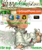 MerryXmas es el tema de pantalla