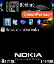 Nokia theme screenshot