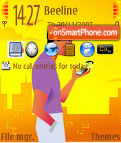 Mobi Life tema screenshot