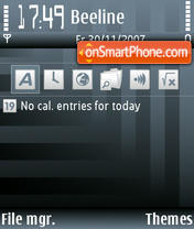 Borderline Bars tema screenshot