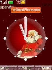 Xmas Clock theme screenshot