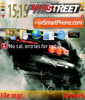 Nfs ProStreet theme screenshot