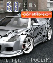 Скриншот темы Amazing Car