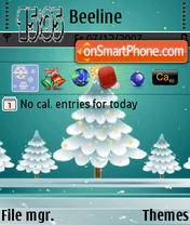 Winter Season theme screenshot