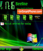 Capture d'écran Windows Mobile v3 N80 thème
