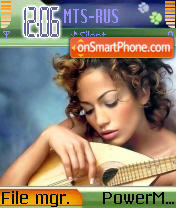 J Lo tema screenshot