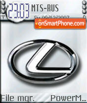 Скриншот темы Lexus 02