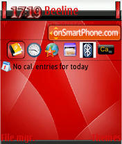 Abs Red QVGA theme screenshot