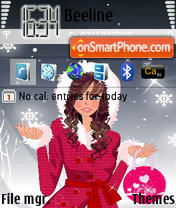 Snow 03 tema screenshot