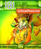 Lord Ganesh es el tema de pantalla