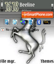 Ferrari Symbol tema screenshot