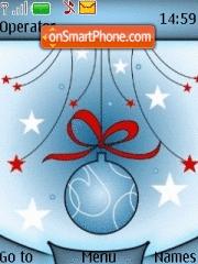 Blue Xmas tema screenshot