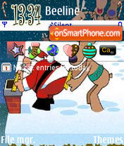 Funny Xmas tema screenshot