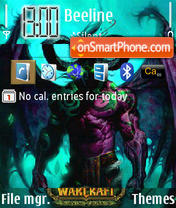 World of Warcraft 01 tema screenshot