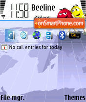 Capture d'écran M&M's Update Def Icons thème