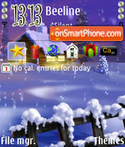 Winter Time Xmas tema screenshot