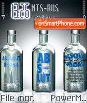 Absolut Chrome tema screenshot