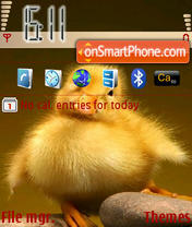 Capture d'écran Duck Mehdiangel thème