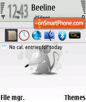 Just a Mouse 176x208 tema screenshot