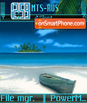 Blue Sea S60 theme screenshot