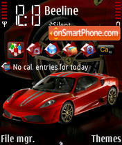 Ferrari 430 yI theme screenshot