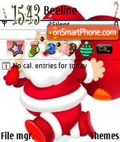 Santa Clause es el tema de pantalla