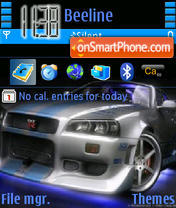 Nissan Skyline 03 theme screenshot