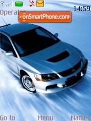 Скриншот темы Mitsubishi Evo 01