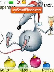 Скриншот темы Christmas For Mouse