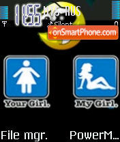 Your Girl My Girl tema screenshot