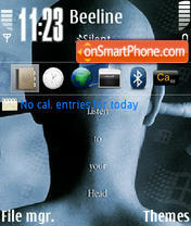 Listen To Your Head tema screenshot