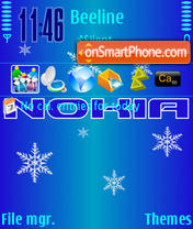 Nokia Winter theme screenshot